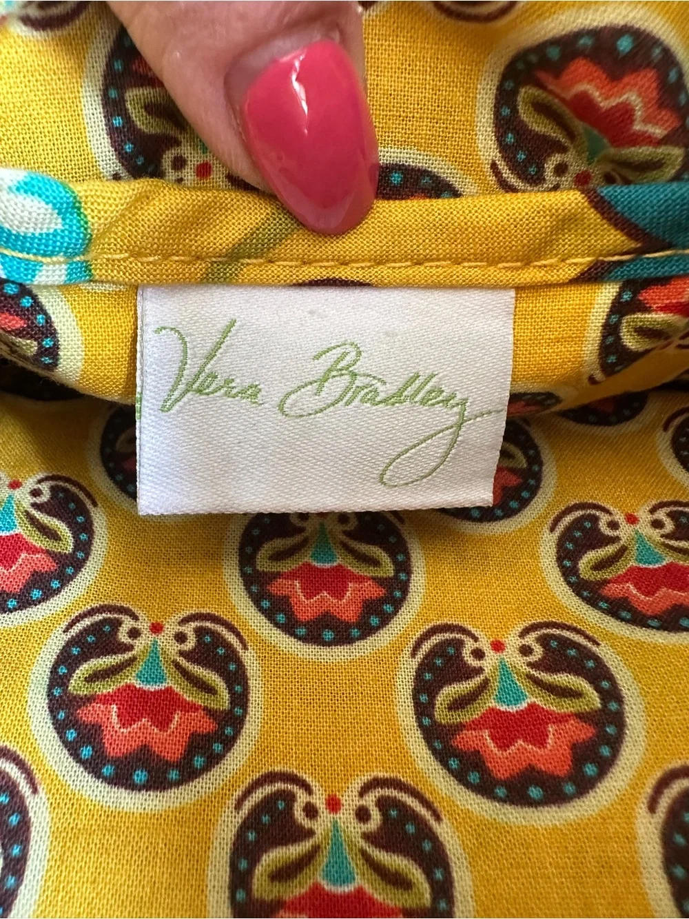 Vera Bradley Provençal Quilted Crossbody Bag Yellow Floral Retired Pattern